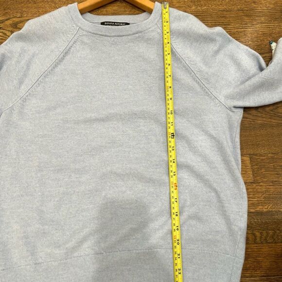 Banana Republic Italian Merino Yarn Crewneck Sweater Size Large - Picture 6 of 11
